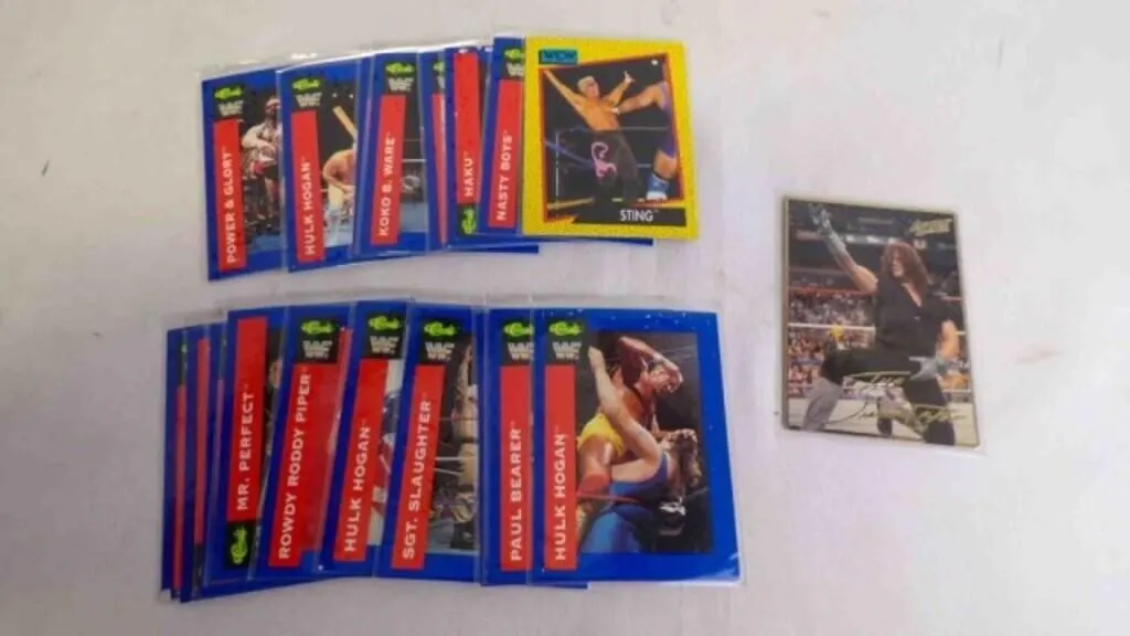 Vintage WWF Superstar Trading Cards w/a Undertaker