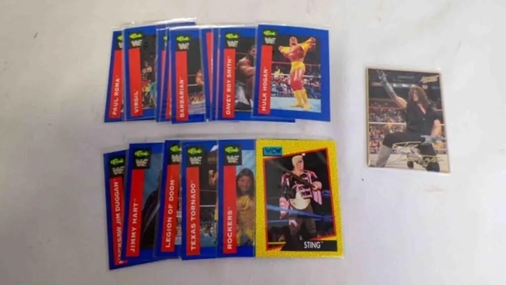 Vintage WWF Superstar Trading Cards w/a Undertaker
