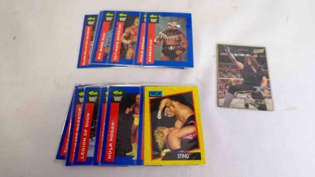 Vintage WWF Superstar Trading Cards w/a Undertaker