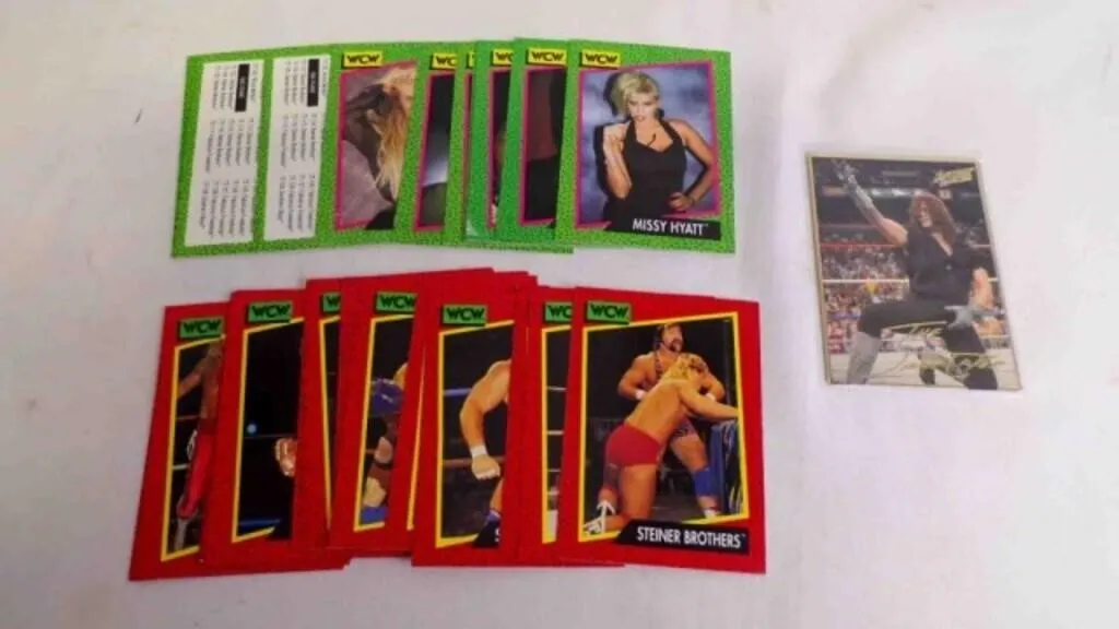 Vintage WCWrestling Trading Cards w/an Undertaker
