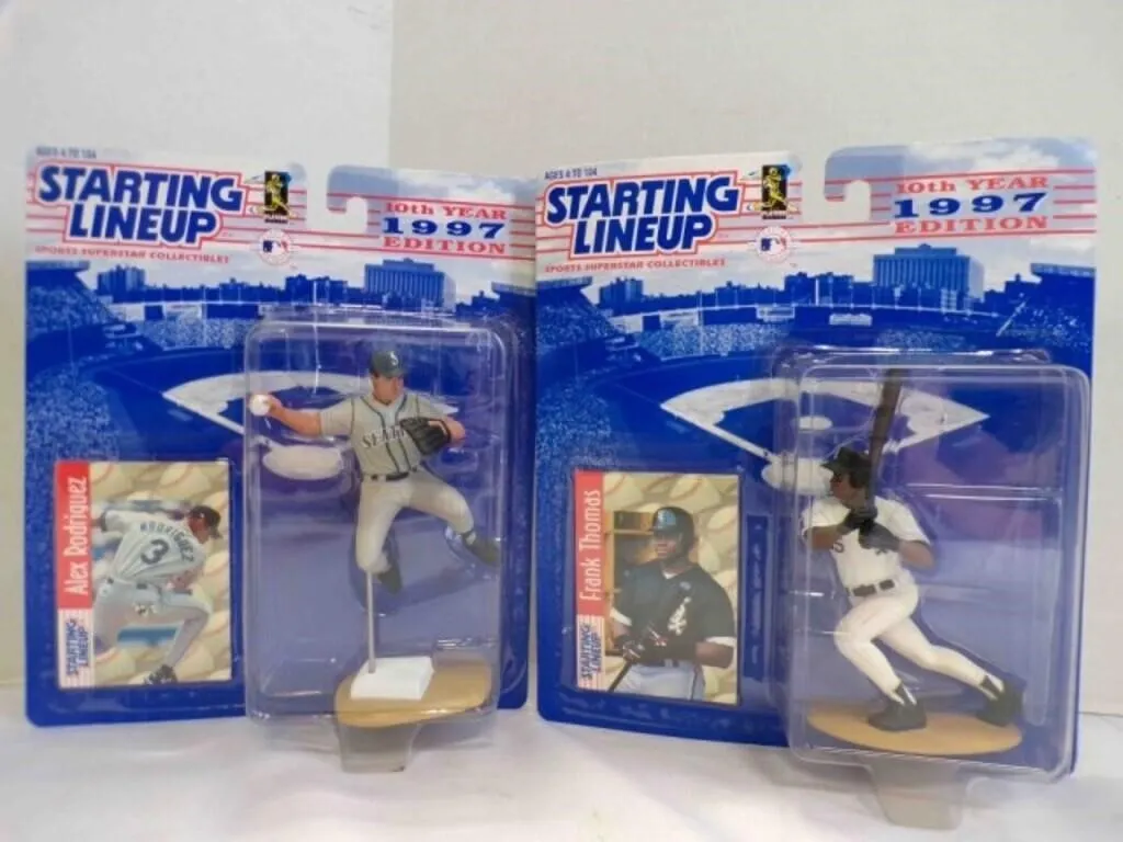 1997 10th Year Edition Lineup Baseball Figurines