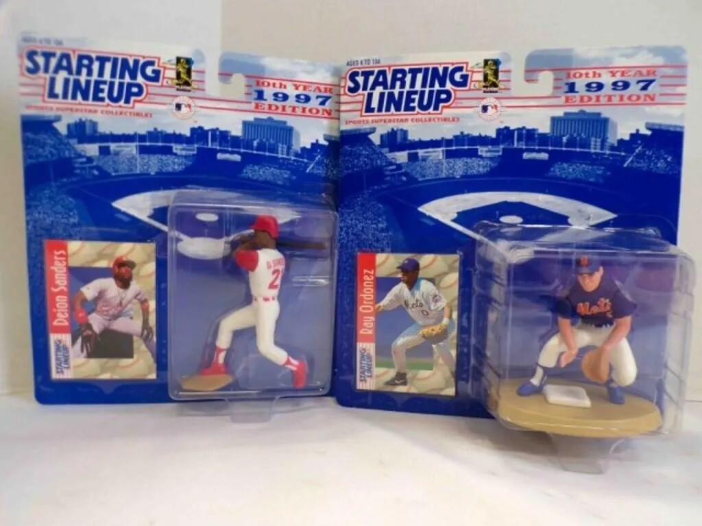 1997 10th Year Edition Lineup Baseball Figurines