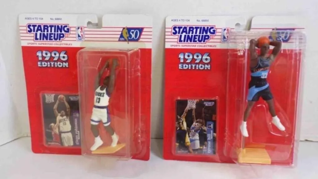 1996 Edition Kenner Starting Lineup NBA Figurines