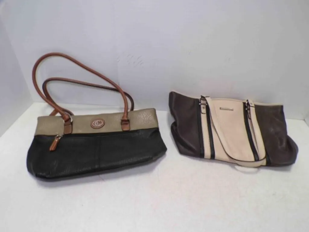 2 Faux Leather (Man Made Materials) Purses