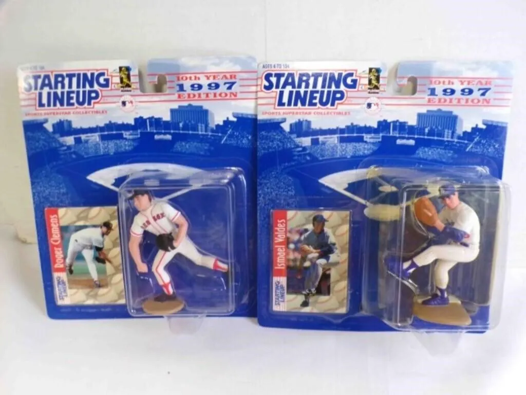 2 1997 Starting Lineup MLB Baseball Figurines &
