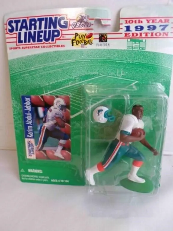 2 1997 Starting Lineup NFL Football Figurines w/
