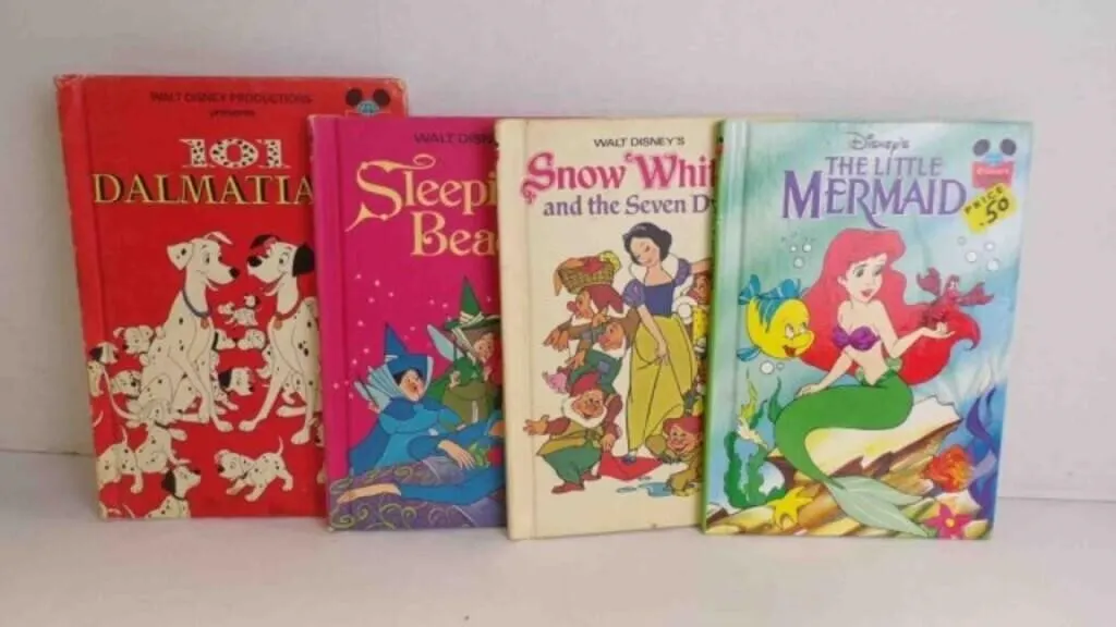 4 Vintage Disney Children's Picture Books