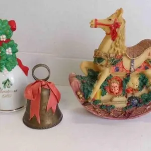 3 Vintage Novelty Christmas/Holiday Table Items