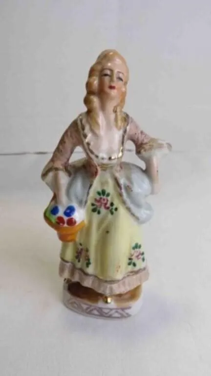 Vintage Occupied Japan Victorian Lady Figurine