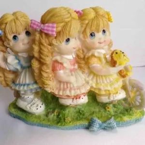 Vintage Hand-Painted "Sweet Kids" Co. Figurines