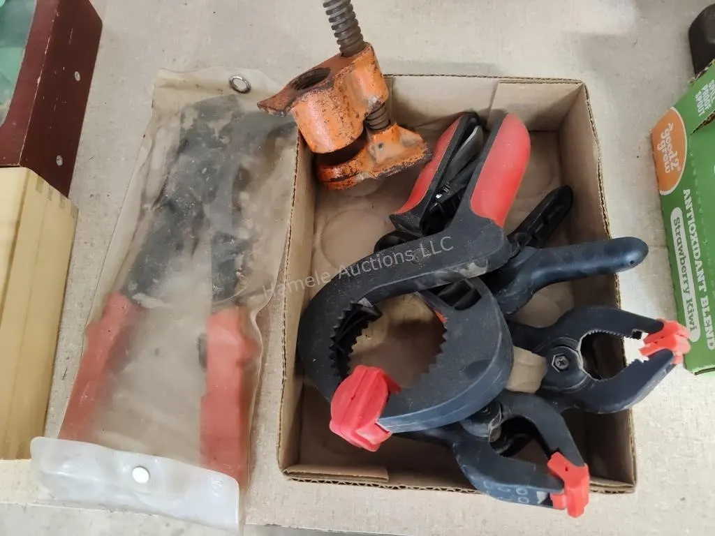 Clamps and riveter