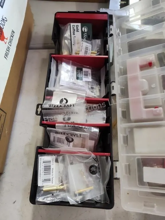 Organizer with hardware