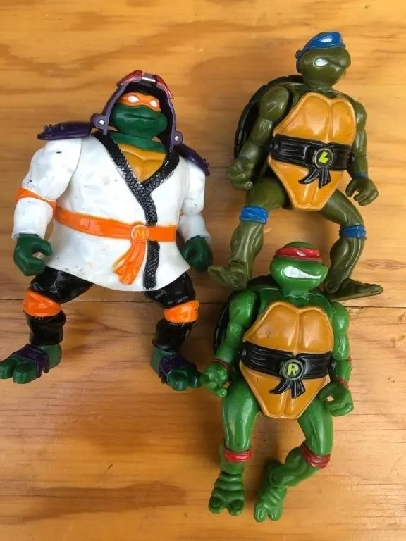 Vintage TMNT Action Figure toy lot