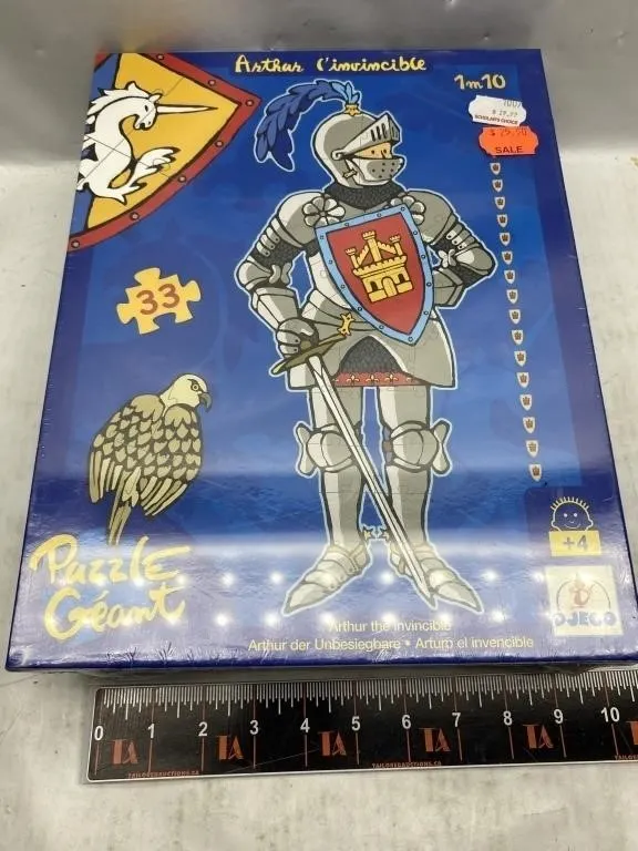 Djeco Puzzle Géant Arthur l'invincible 33-pc