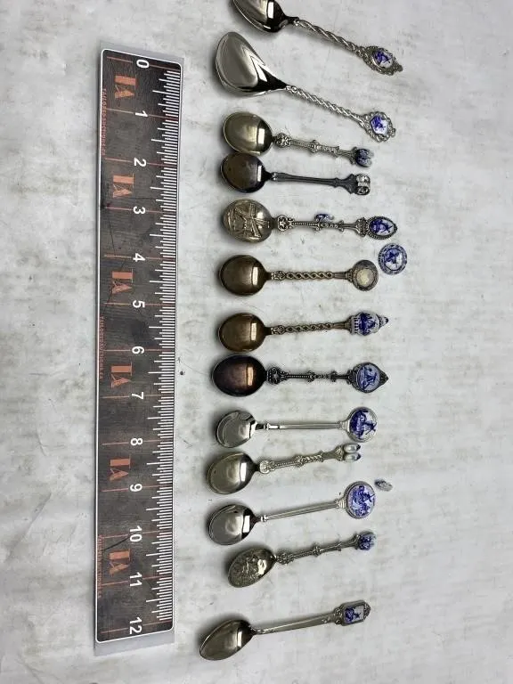 Collection of Souvenir Demitasse Spoons,