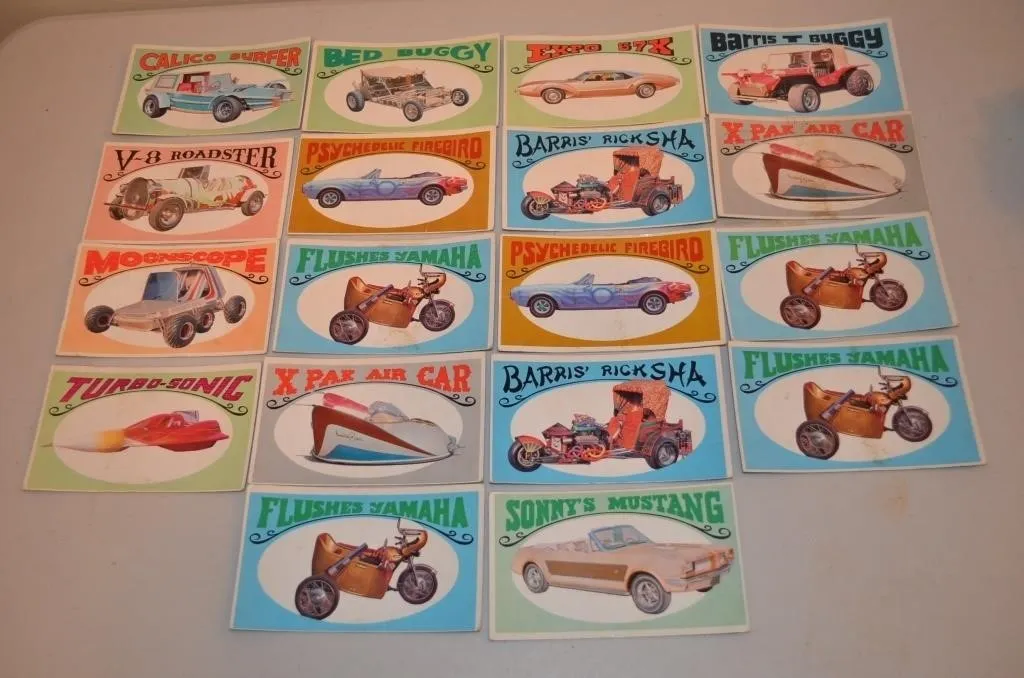 Vintage trading cards are from the rare 1970 Topps
