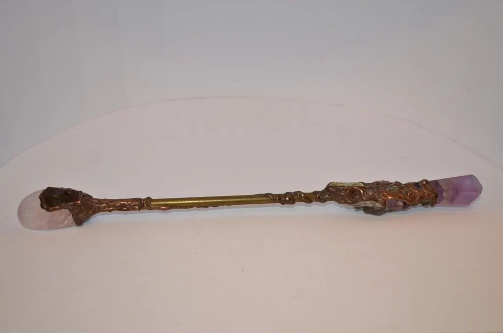 Handmade crystal magic wand by Darlene Musser
