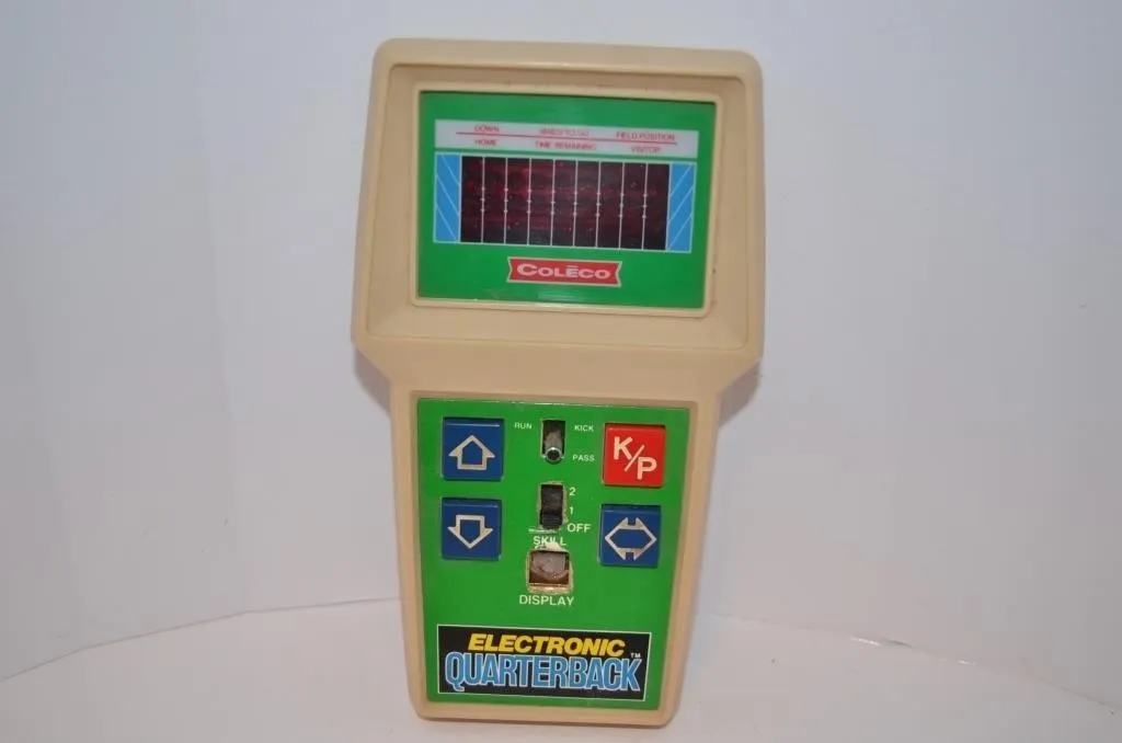 Vintage Coleco Electronic Quarterback handheld
