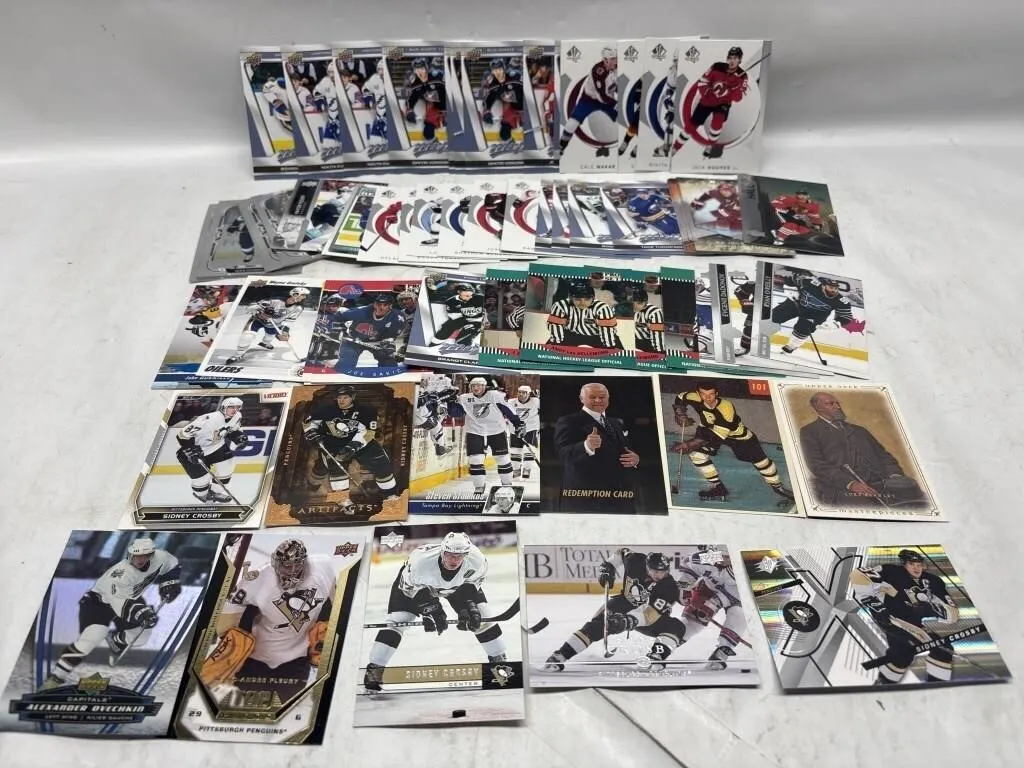Hockey Card Lot: Crosby, Ovechkin, Gretzky, Sakic