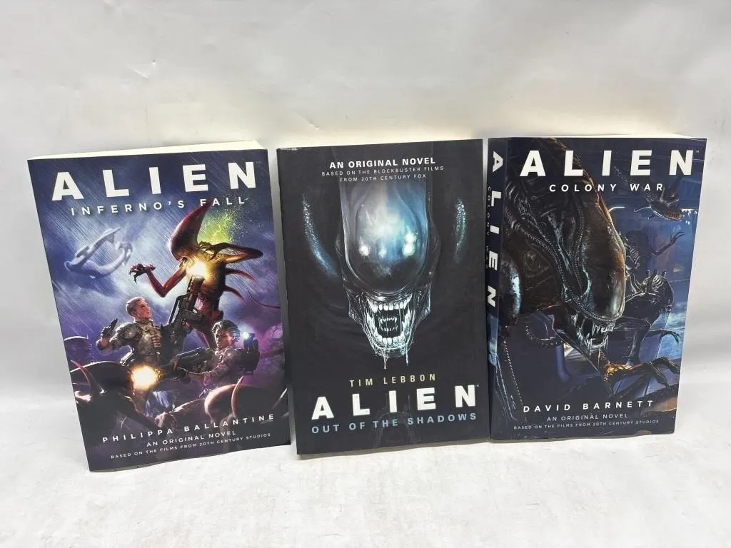 Alien Novel Set: Inferno's Fall, Out of Shadows,