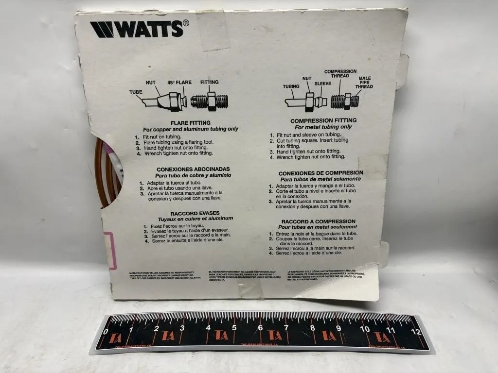 Watts Copper Tubing Coil in Box