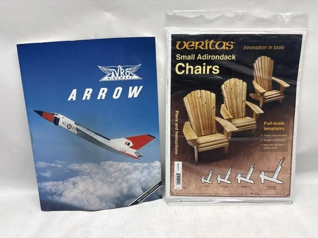 Avro Arrow Book & Veritas Adirondack Chair Plans