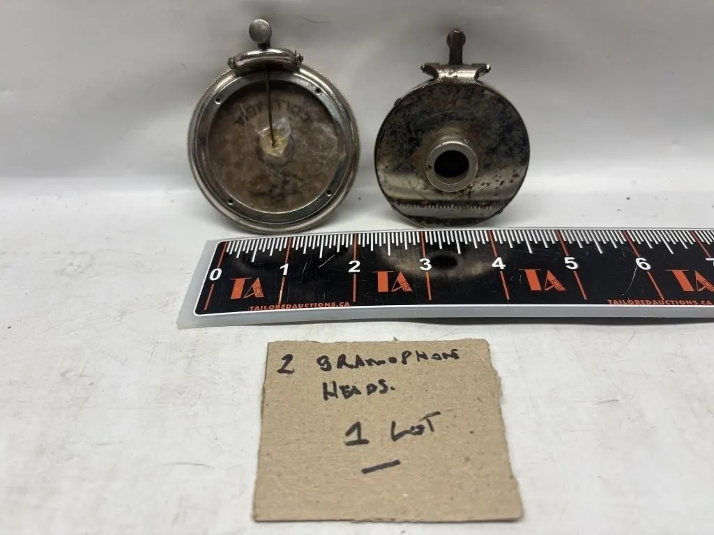 Pair of Antique Columbia Gramophone Sound Box