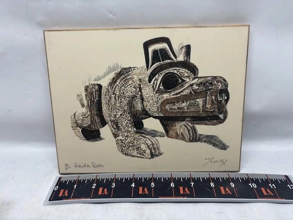 Haida Bear Print by Ferg after Bill Reid, 1963