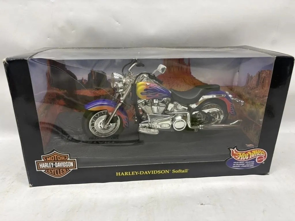 Hot Wheels Harley-Davidson Softail 1:10 Diecast
