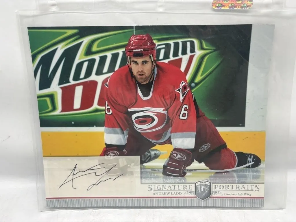 2006/07 Be A Player Andrew Ladd Auto Signature