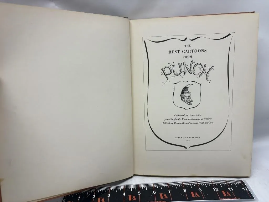The Best Cartoons from Punch, 1952, hardcover