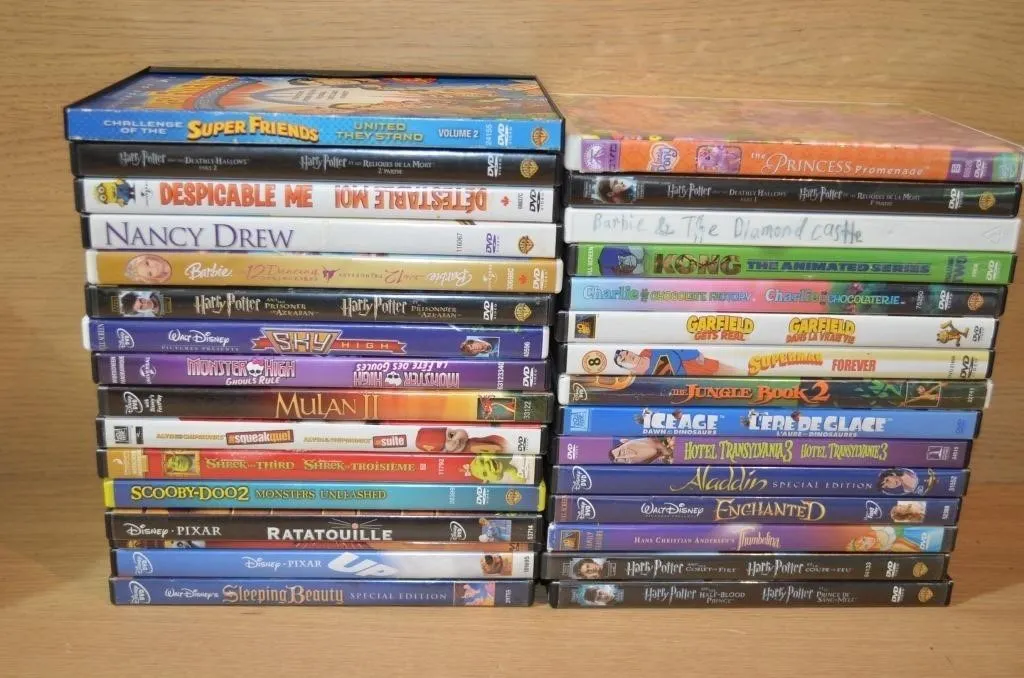 Children's and family-friendly DVD movies