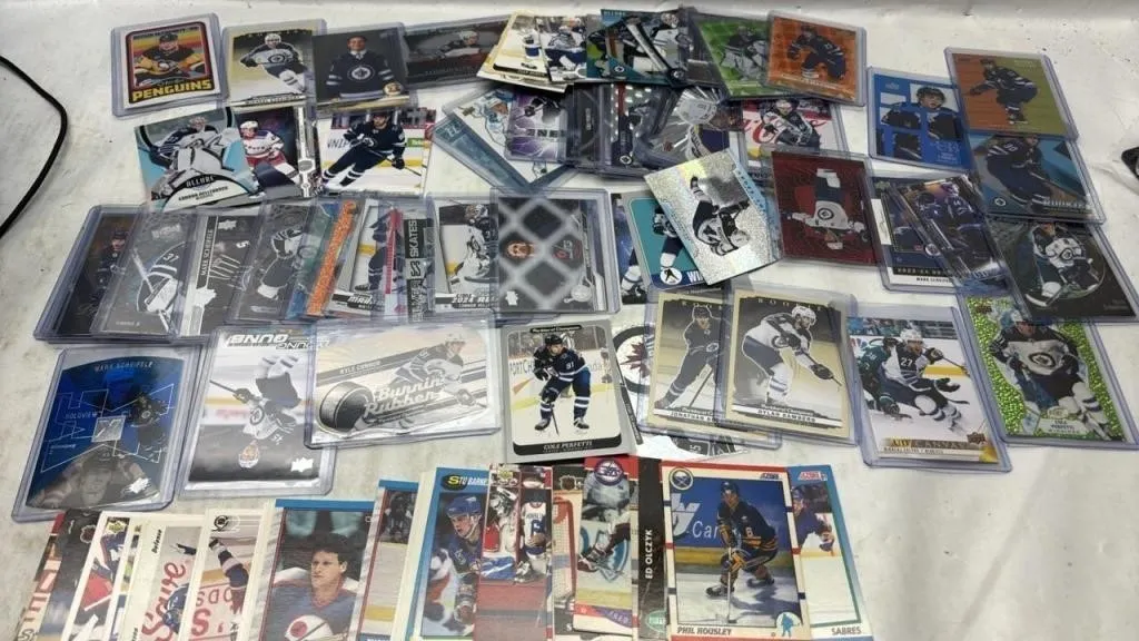 Winnipeg Jets NHL hockey card lot various rookies