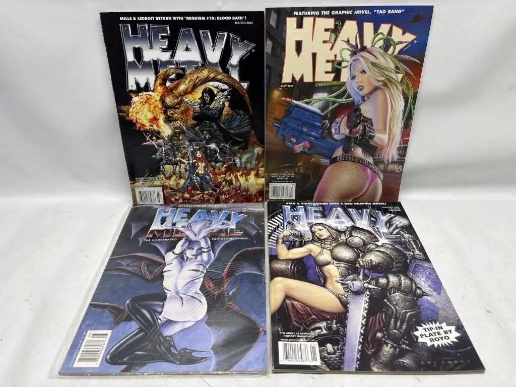 Heavy Metal Magazine Lot (6 Issues)