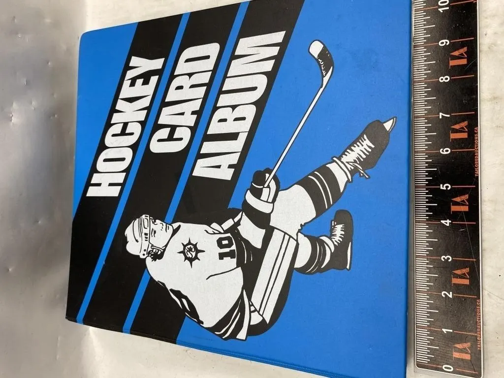 Hockey Card Album with 1991-92 Pro Set NHL Cards