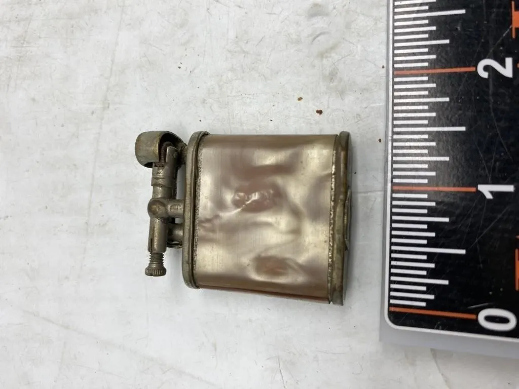 Vintage Pocket Lighter with Mother-of-Pearl Panels