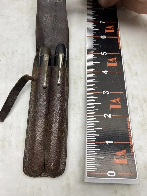Vintage Pens in Leather Case & Royal Wedding