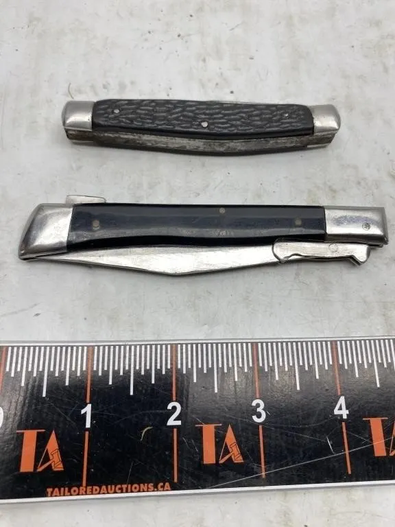 Two Vintage Folding Pocket Knives