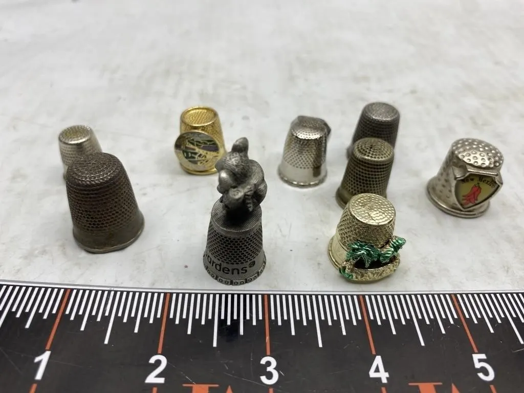 Collectible Souvenir & Novelty Thimble Collection