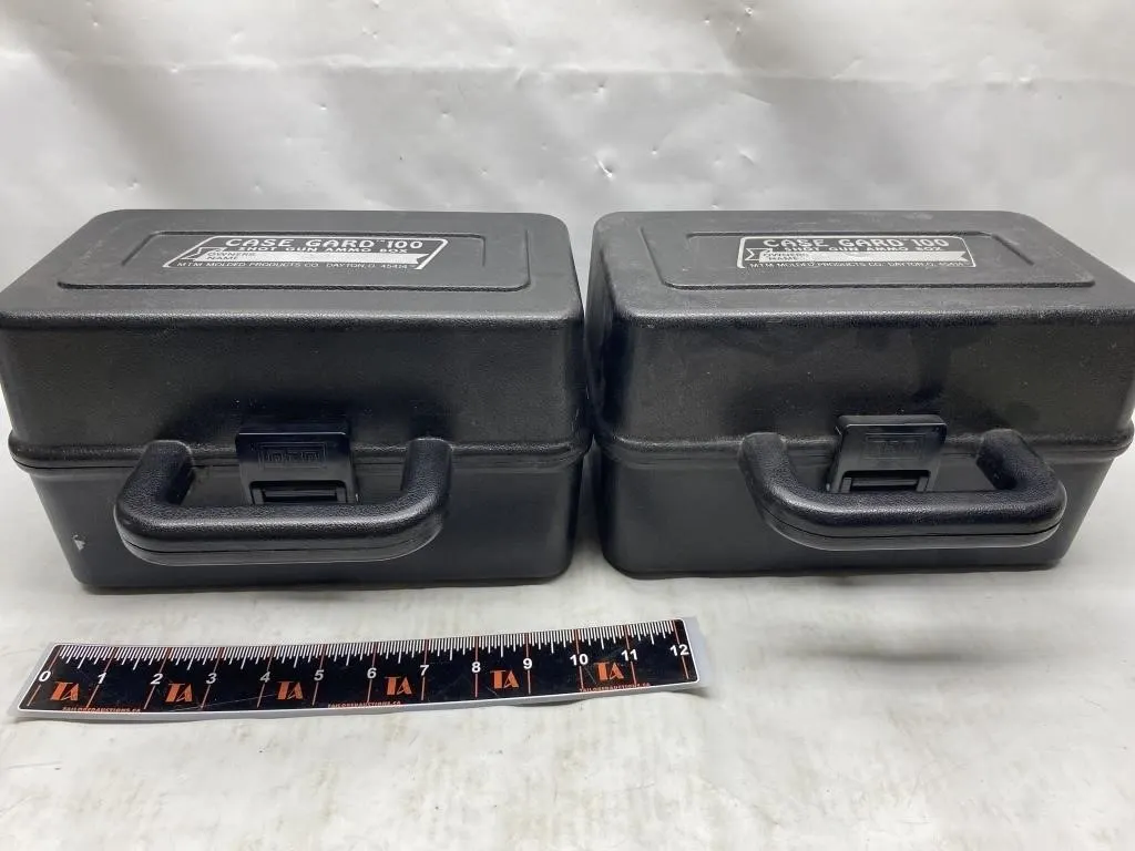 Case Gard 100 Shot Gun Ammo Boxes (2)