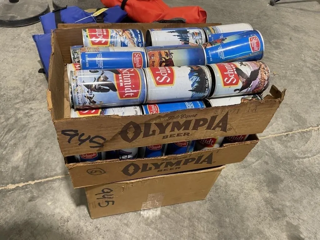 Schmidt Beer Cans