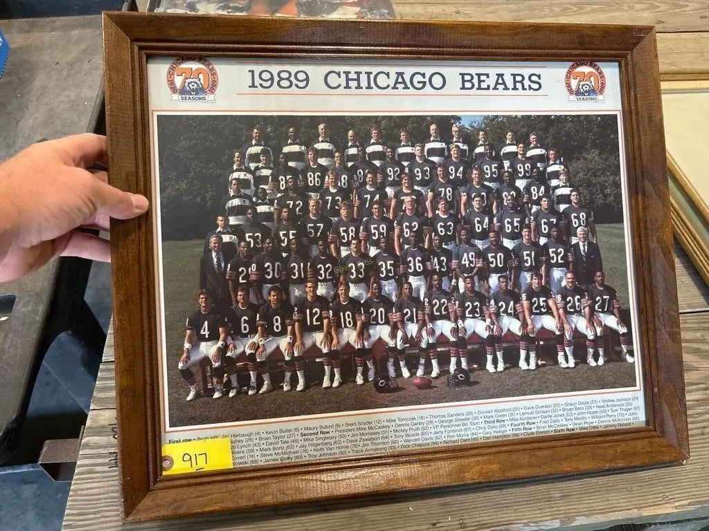1989 Chicago Bears Team Picture