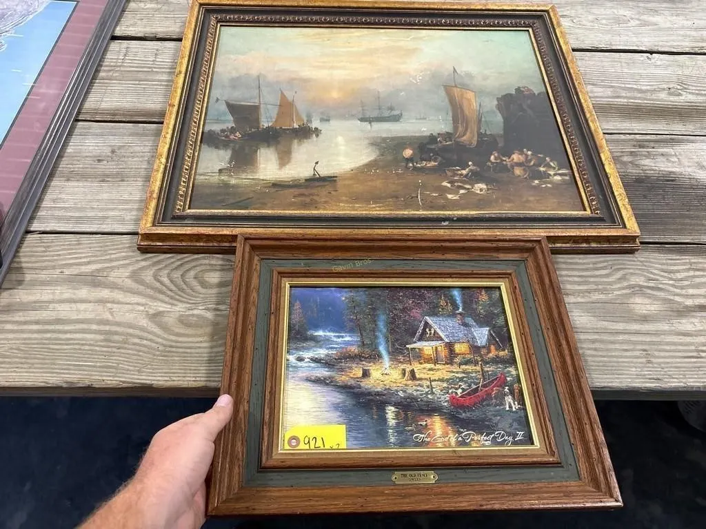 Painting & "The Old Fence" Picture