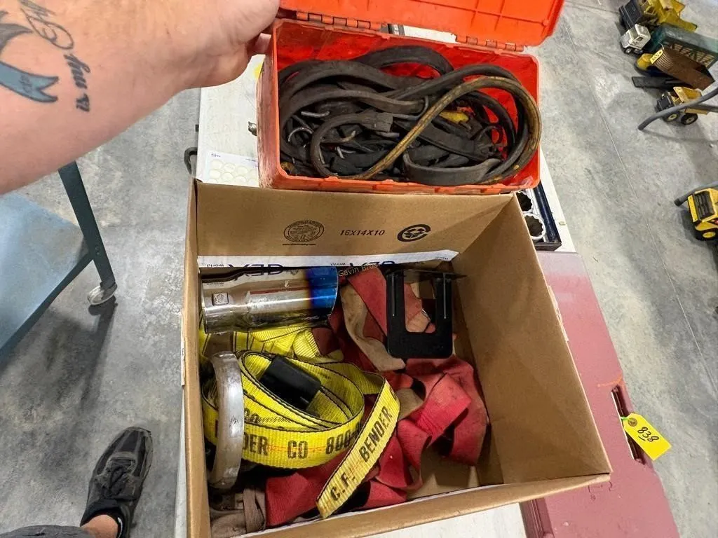 Tow Strap, Bungee Cords etc