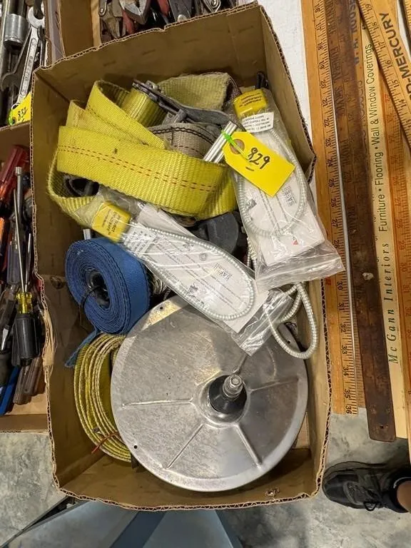 Ratchet Straps, Locks, Mirror