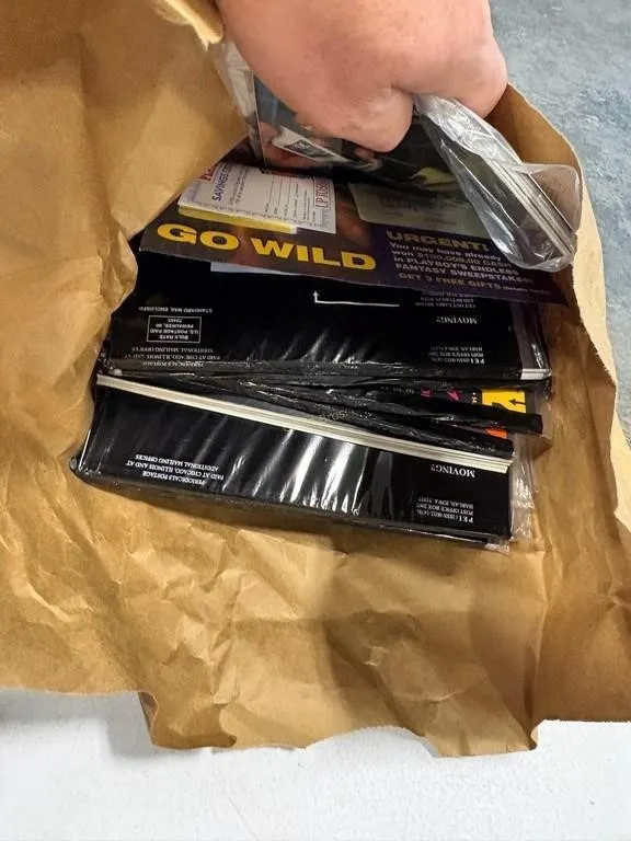 Bag of Playboy Magazines