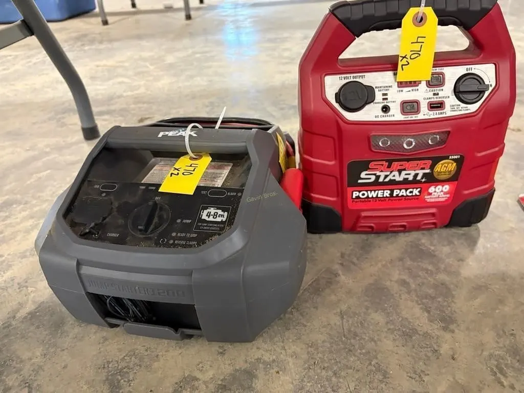 (2) Battery Jump Packs