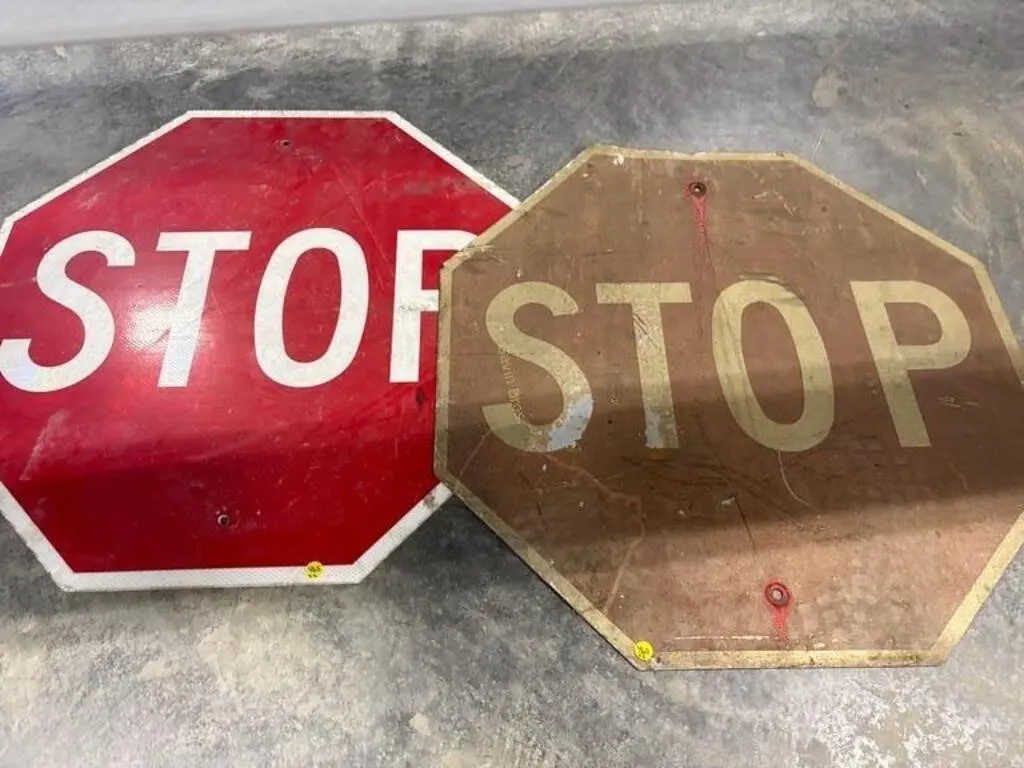 (2) Stop Signs