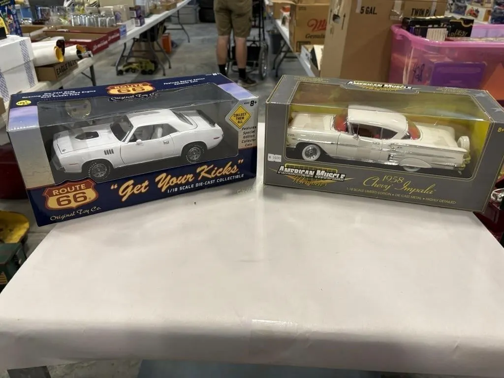 American Muscle & Route 66 Die-Cast cars