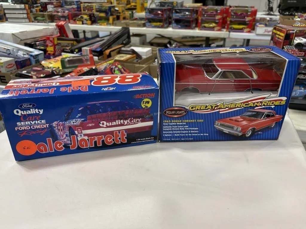 Polar Lights & Dale Jarrett Die-Cast Cars